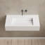 Lavabo mural rectangulaire à surface solide 31 "x 15" MonBlari blanc mat