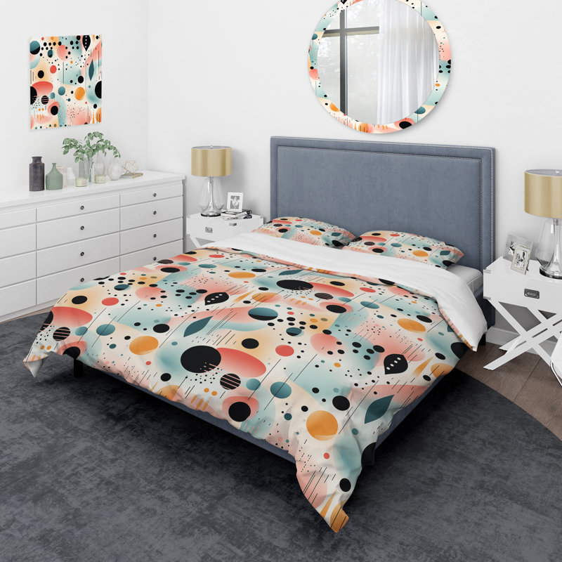 Ensemble de housse de couette Soft Color, Housse de couette pour très grand lit et 2 très