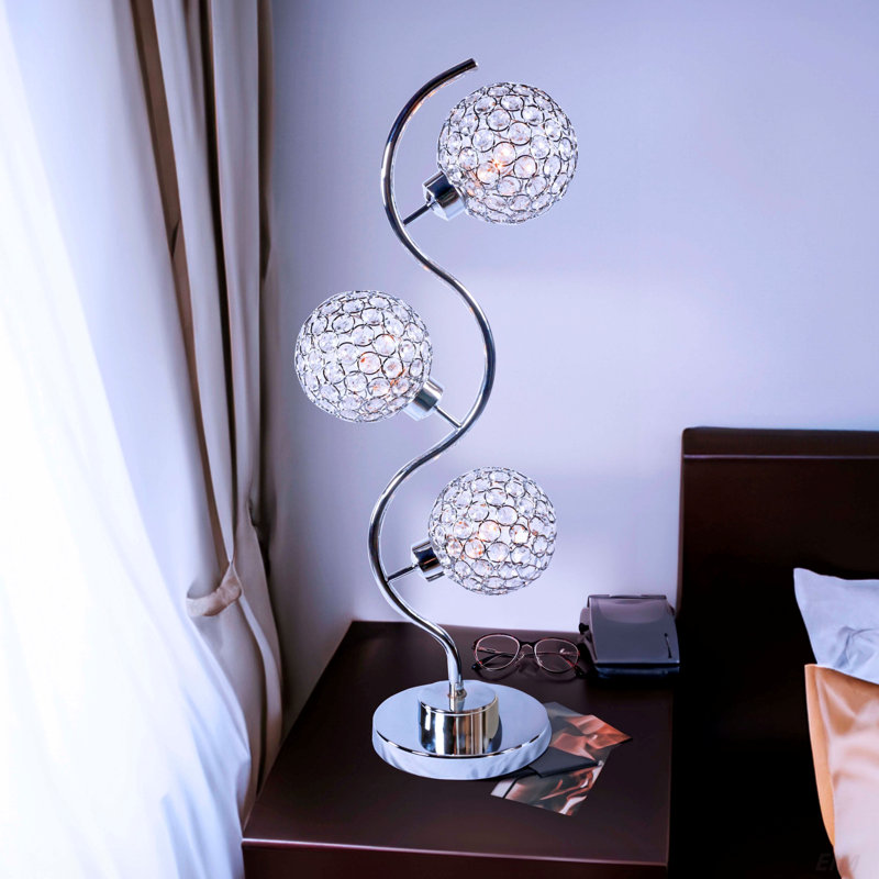 Lampe de table en cristal Elegant
