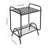 2-Tier Record Player Stand Free Standing Player Stand Record Storage Stand With 4 Foot Pads-986057908