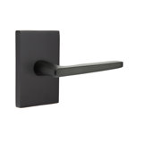 Hermes Flat Passage (Hall & Closet) Door Lever with Rectangle Rosette