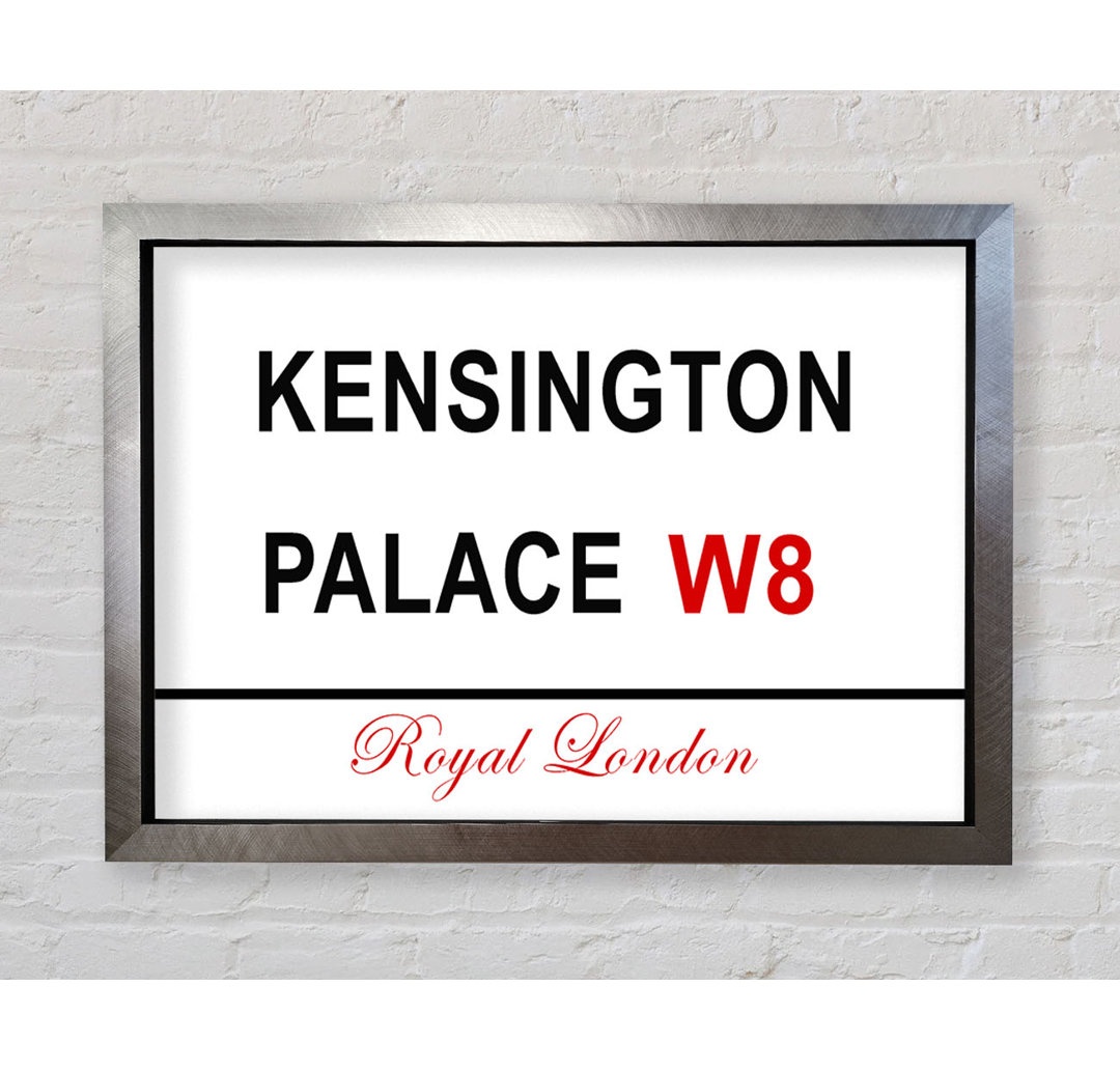 Kensington Palace Schilder - Drucken