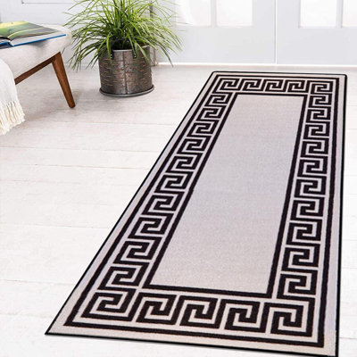 Clemow Geometric 66cm X 220cm Area Rug