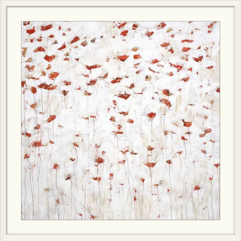 Mallon «Endurant Fall», reproduction d'art de Frostburg, Cadre blanc, H 28 x l 28 po x P 1 po