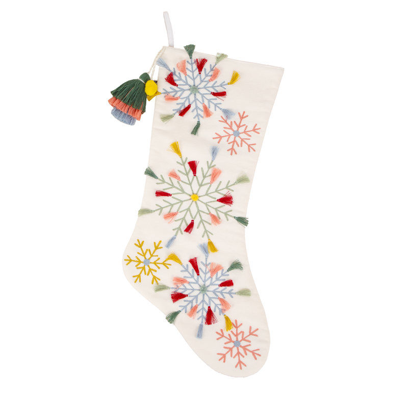 Boho Snowflake Stocking