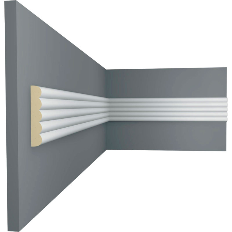 2"H x 3/8"P x 94 1/2"L Lisbon Chair Rail (12-Pack)