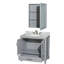 Sheffield 36" Single Bathroom Vanity Set with Mirror-636591597-656566796-656566799