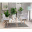 Round Glass Top Dining Table