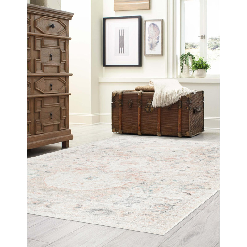 Hagood Oriental Indoor Rug, Rectangle 5'3" x 8'