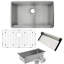 Island 32'' L Stainless Steel Undermount Single Basin Kitchen Sink