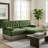 L-shaped, breathable, comfortable fringe-trimmed sofa-128969664-128969666