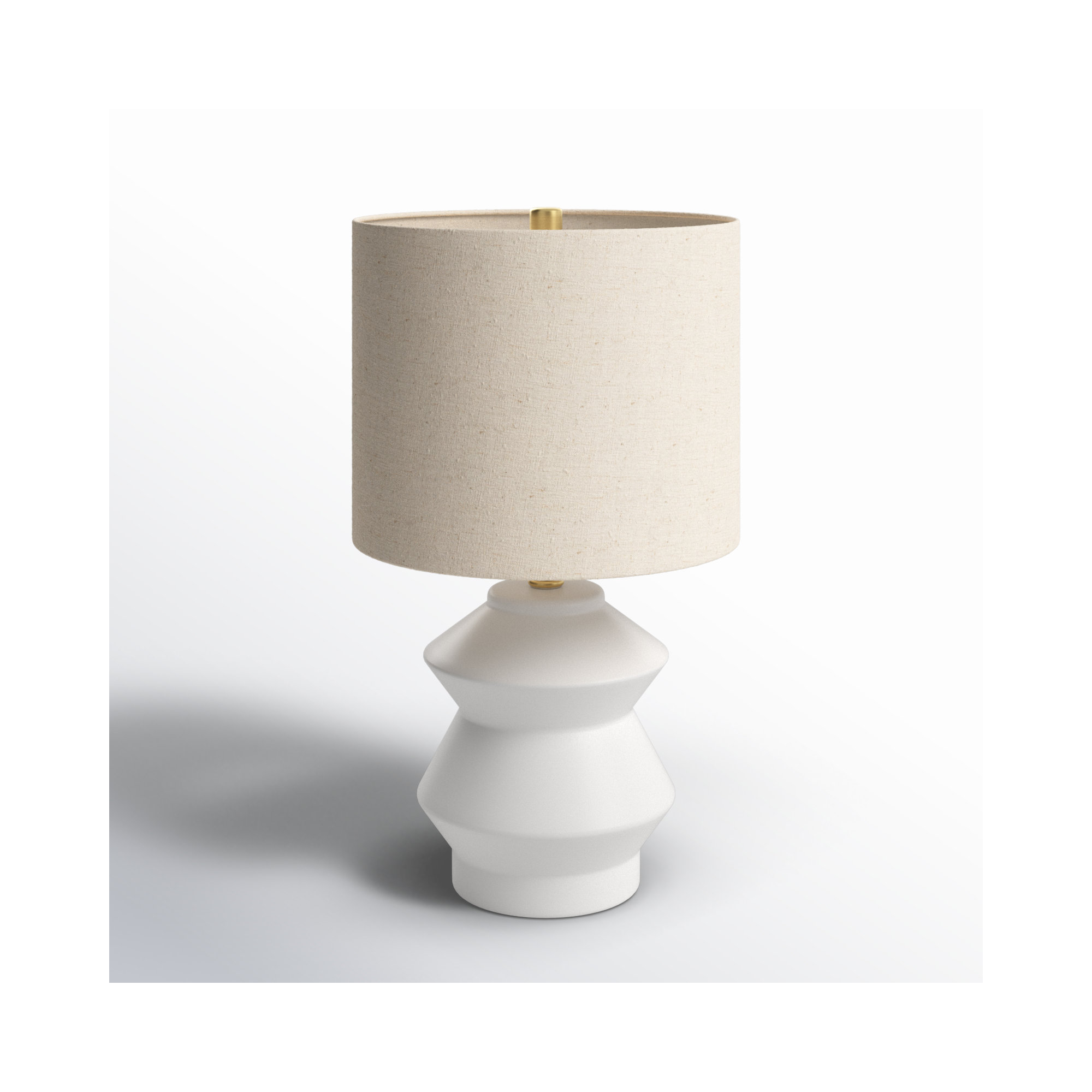 Boyes Ceramic Table Lamp, Gray