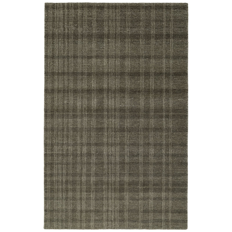 Verde Hand Tufted Wool Indoor Rug, Rectangle: 5'x8'