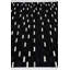 Tapis noir Isidore
