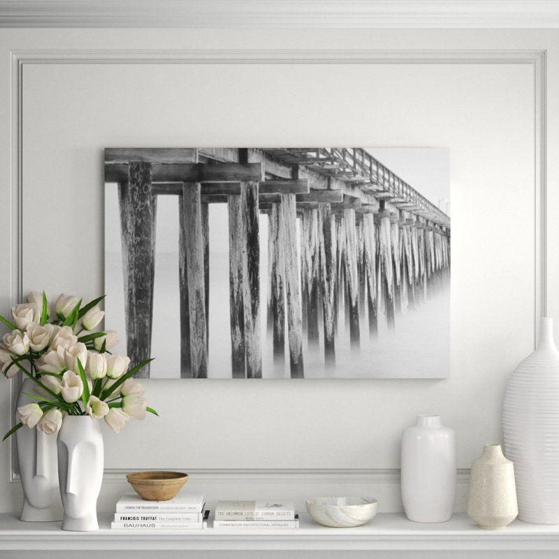 Cayucos Pier Print by Harold Davis, 40" H x 60" W, Matte