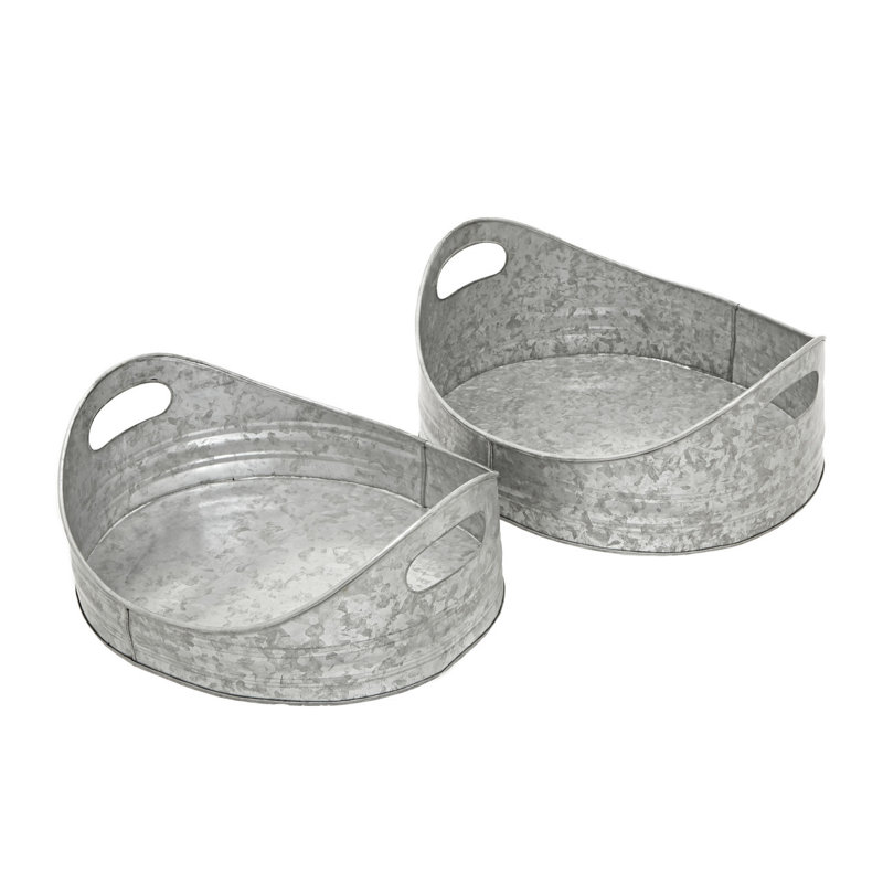 Ellice Metal Tray - Set of 2