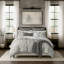 Ensemble de housse de couette en coton 3 pièces Indali Taupe-73673832