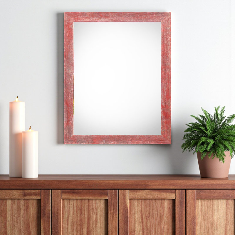 Cadre photo simple Bianca-Maria, Rouge, 20 po x 30 po