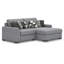 Canapé modulaire 2 pièces avec méridienne Cantin-218808014