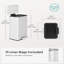 Steel Step On and Odour Seal Kitchen Rubbish Bin - 10.57 L