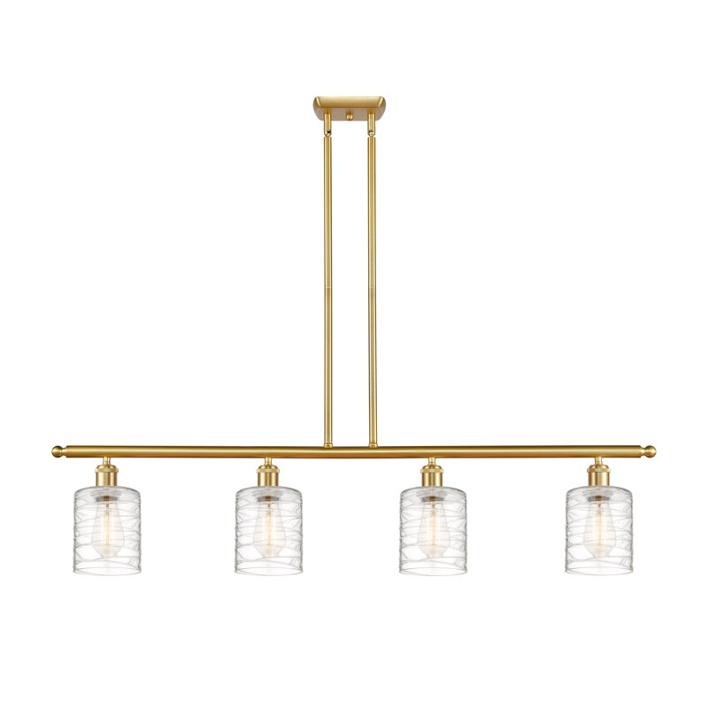 Karon 4 - Light Kitchen Island Pendant, No Bulb Included, Satin Gold
