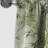 Bamboo Zen Tropical Pattern III - Floral Curtain - Blackout Floral Curtain - 1 Panels-107549540