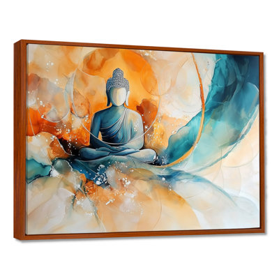 «Buddha Timeless Aura Of Buddhism I - Buddhism», reproduction sur toile