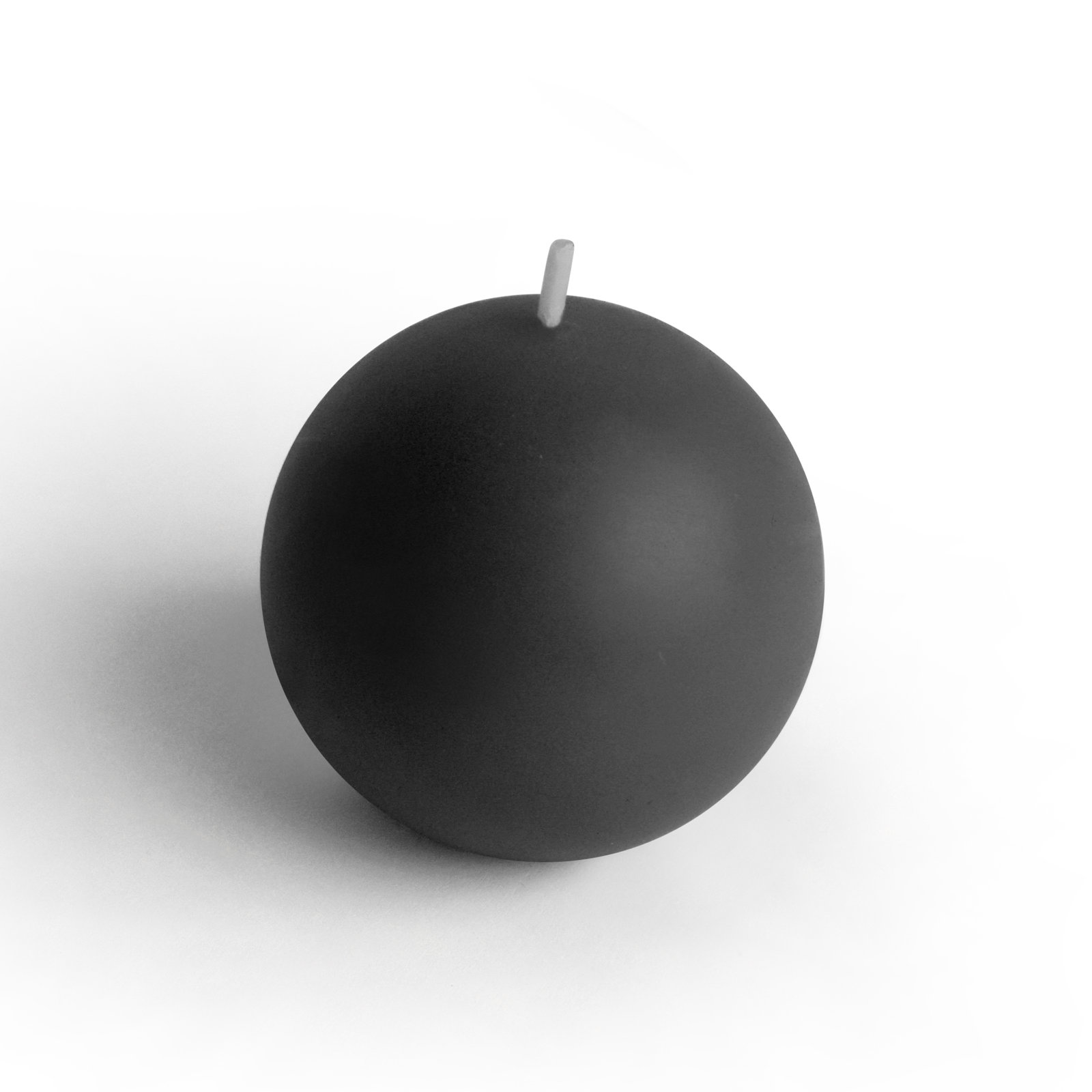 Black, 4" Diameter, Set of 2