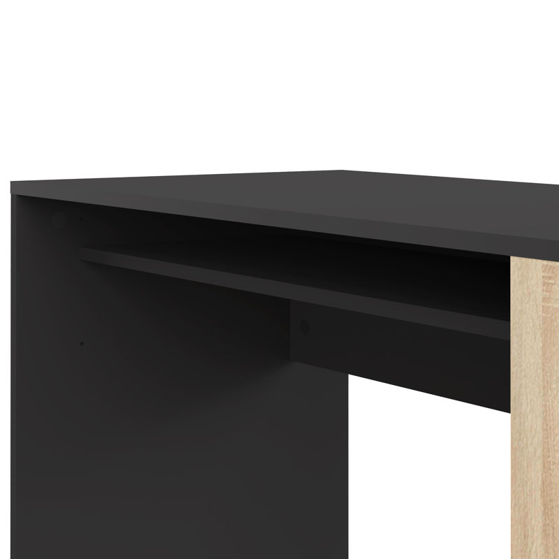 Grogan Writing Desk, Black/Oak