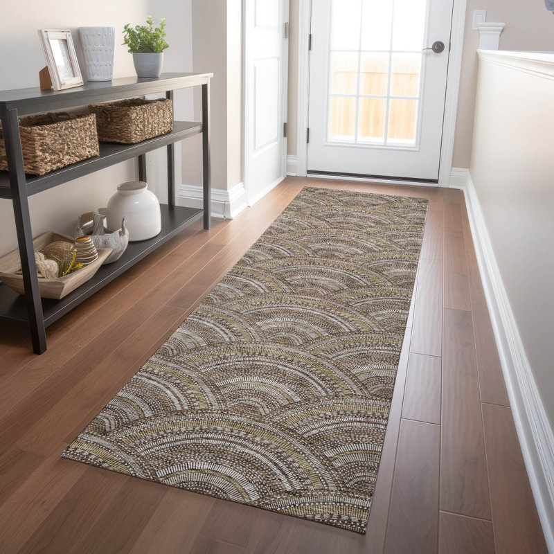 Tapis Chayden avec envers antidérapant, Tapis de couloir 2 pi 3 po x 7 pi 6 po