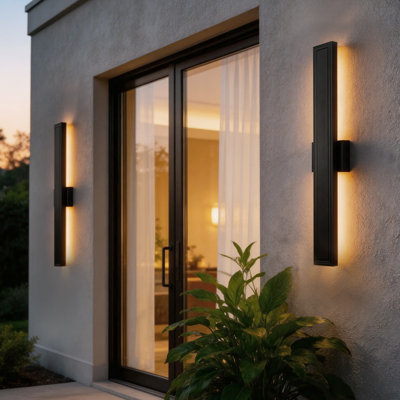 32''(H) Linear LED Outdoor Wall Light Bar,24W Waterproof