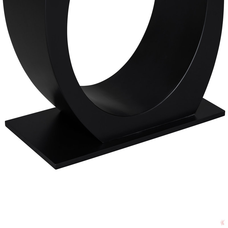  39.43" Console Table, Black