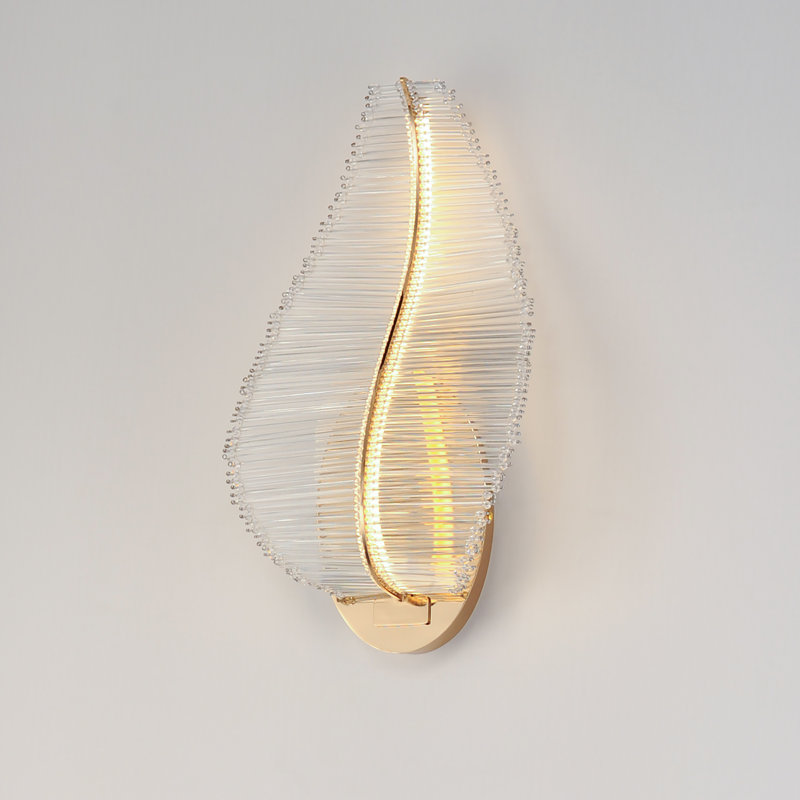 Lillet 1 - Light LED Armed Sconce, Gold