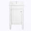 Armoire de salle de bain 18 po style français avec rangement-1388904318