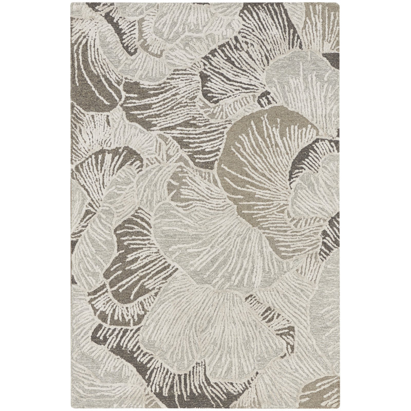 Nourison Avra Grey Modern Indoor Rug, Rectangle 3'9" x 5'9"