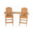 All-Season Outdoor Lounge Chair, Adirondack Bar Chair-1553850151