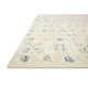 Mcclelland Floral Hand-Hooked Wool Ivory Area Rug