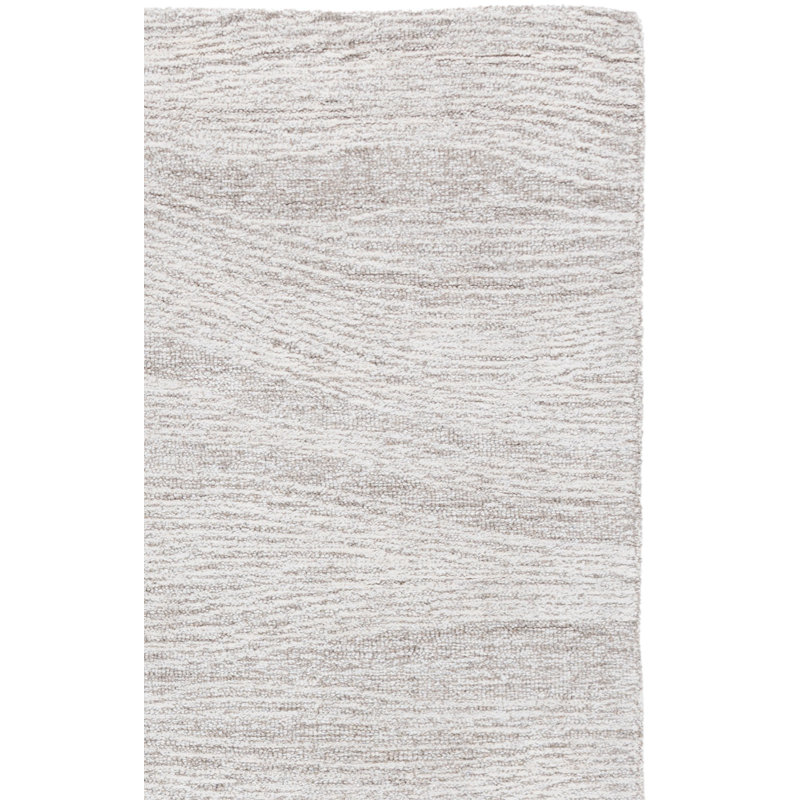 Tapis en laine et coton touffeté à la main Aldwell, Tapis de couloir 2 pi 3 po x 22 pi