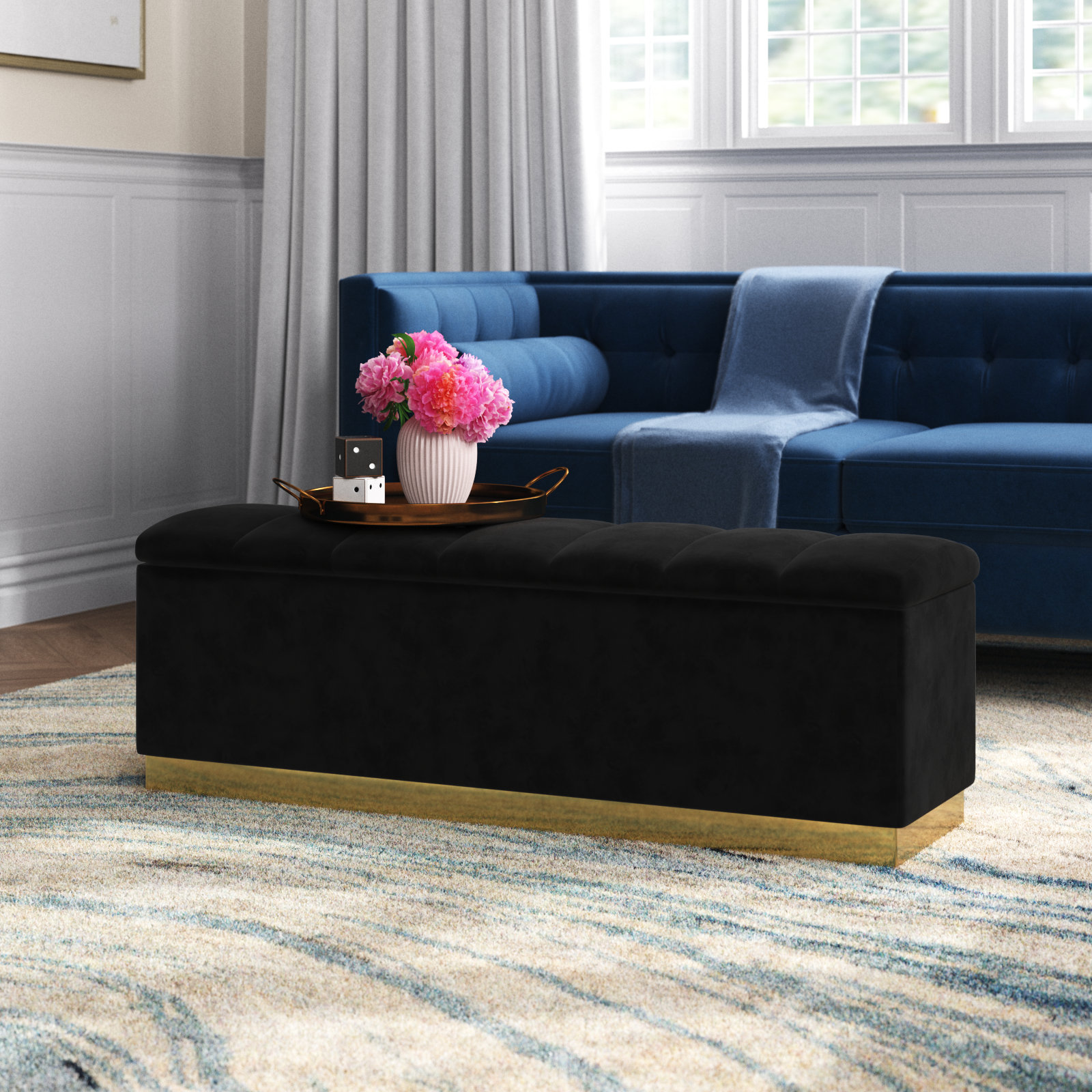 Willa Arlo™ Interiors Oavia 47 25 Wide Velvet Tufted Rectangle