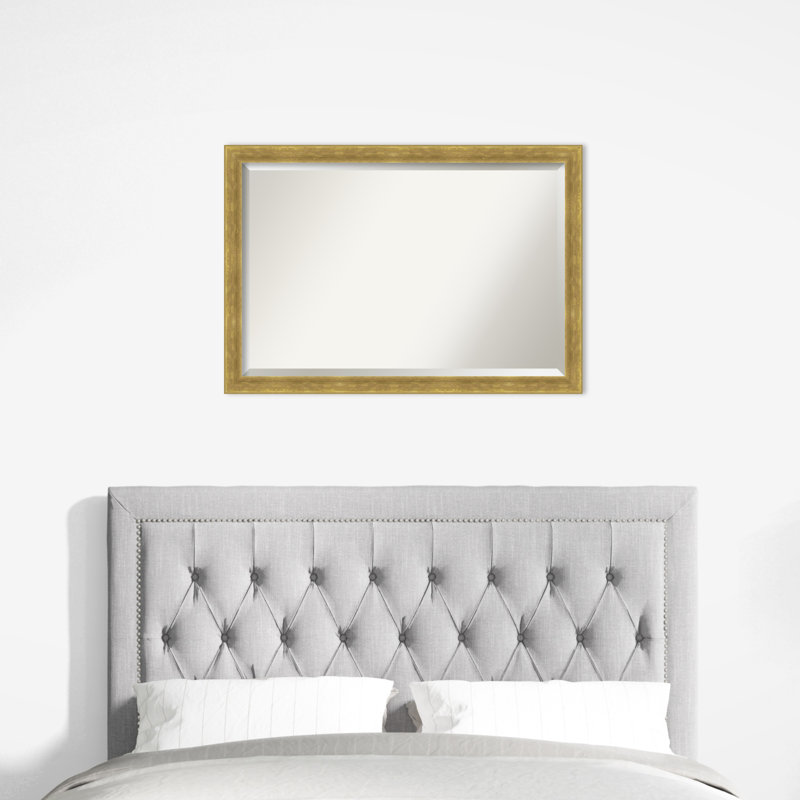 Miroir mural Earmon, 27,25 po x 39,25 po, Rectangle, Gris