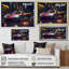 «Exotic Car In The Neon Streets I», reproduction sur toile-170682555-170682554