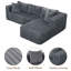 Canapé modulaire en L 105 po-35257157-35257159
