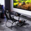 Support de volant de course pliable, cockpit de course de course réglable pour G923 / G920 / G29, Thrustmaster T248P, Fanatec, Hori, Mad Catz, support de volant en acier au carbone avec réglage de l'angle de la pédale