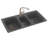 44'' L Triple Bowl Solid Surface Kitchen Sink-38293847-88592970