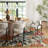 Occhipinti Floral Hand Hooked Wool Area Rug in Black/Red-1441048776