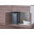 TRINITY PRO EcoStorage 25 Gal. Chrome Steel Wire in Cabinet Sliding Trash Can