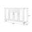 White Aluminium alloy Shoe Storage