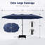 Ayram 457.2cm X 274.3cm Rectangular Market Parasol-1463809649