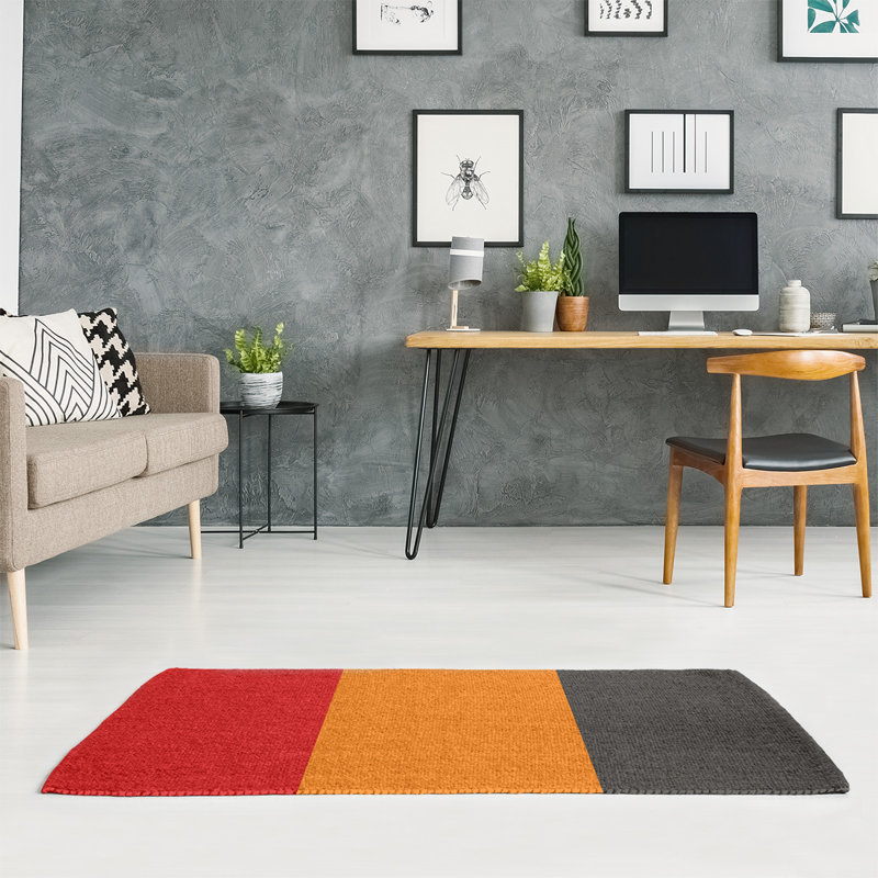 Striped Indoor Rug, Rectangle 5' x 7', Yes