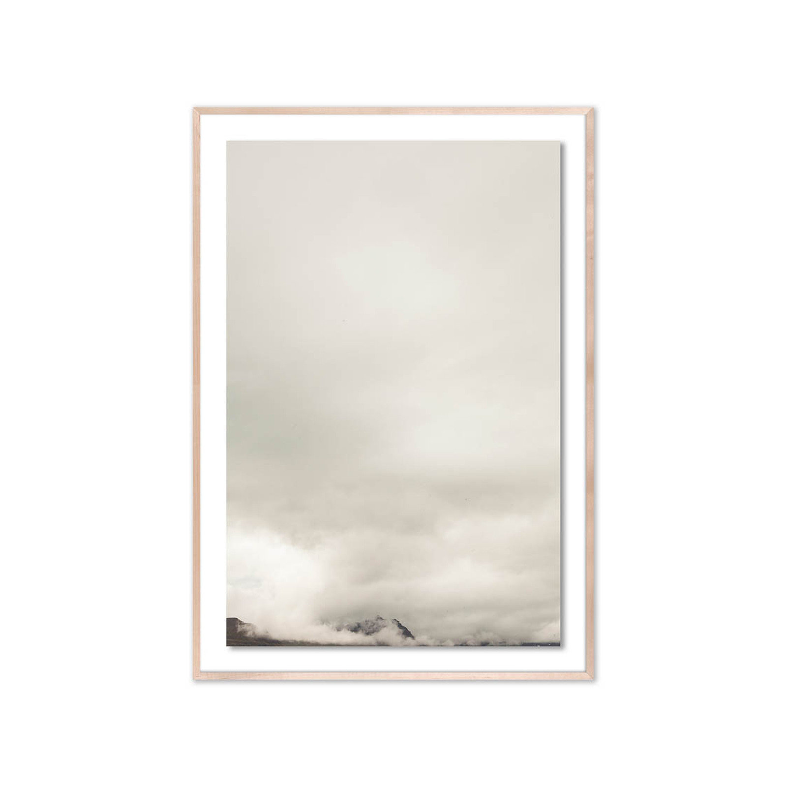 Clouds 11 by Riley Ryan, Natural, 60" H x 42" W x 2.5" D